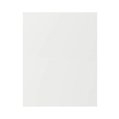 Côté de remplacement bas gauche Goodhome Stevia/Garcinia blanc H. 72 cm x l. 57 cm x Ep. 18 mm
