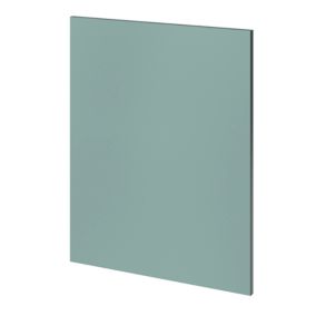 Côté de remplacement bas gauche GoodHome Stevia vert mat H. 72 cm x l. 57 cm x Ép. 18mm