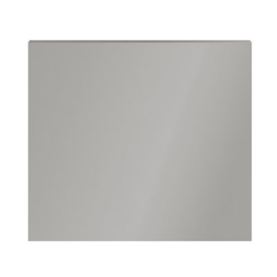 Côté de remplacement pour hotte GoodHome Garcinia gris clair brillant H. 32 cm x l. 36 cm x Ep. 18 mm