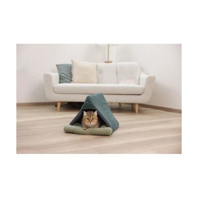 Couchette pour chats - KERBL - ANNE - 45 x 40 x 34 cm - Vert