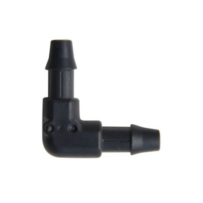 Coude cannelé vendu par 10 pour tuyau goutte à goutte 4 x 6 mm