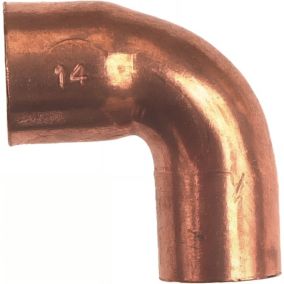 Coude cuivre 90 degrés mâle femelle a souder a souder laiton pour installation de plomberie ou chauffage pour tube cuivre de 42