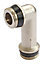 Coude double mâle 1/2" (15/21) pour raccord robinet thermostatique de radiateur / installation existante Somatherm for you