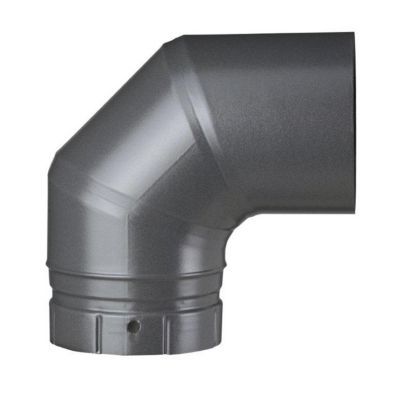 Coude émaillé segmenté Gris 90° x ø150 Poujoulat