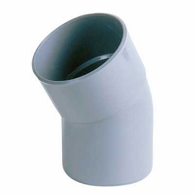 Coude en PVC mâle femelle 20° x ø50 mm Fitt