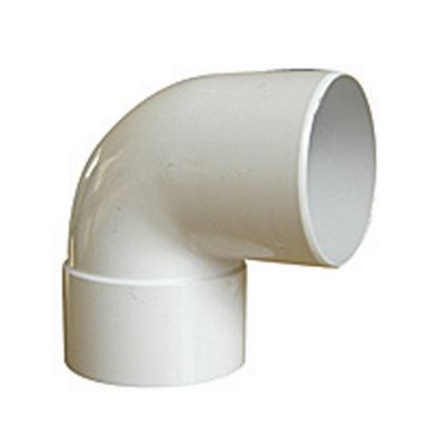 Coude gouttière 87° MF ø25 blanc PVC Fitt