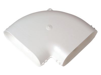 Coude horizontal Aldes 100 x 40 mm