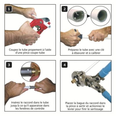 Coude mâle à sertir multicouche diam 20 - 20/27 - Somatherm For You
