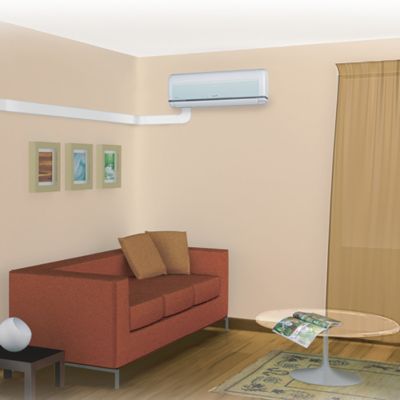 Coude plat 90° pour goulotte 80 x 60 mm spécial climatiseur fixe Autogyre