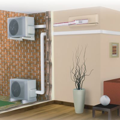 Coude plat 90° pour goulotte 80 x 60 mm spécial climatiseur fixe Autogyre