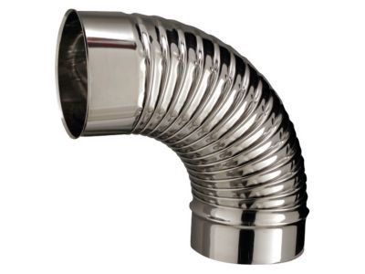 Coude Plisse Soude 90 O150 Mm Poujoulat Castorama