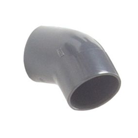 Coude PVC Gre à Coller 50-45 PN16 pour Piscine