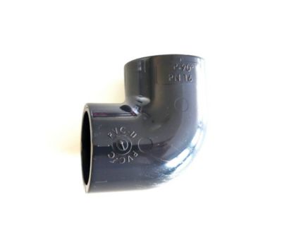 Coude PVC Pression 90 degrés  63mm intérieur FF PN16  Piscine et arrosage  63 mm