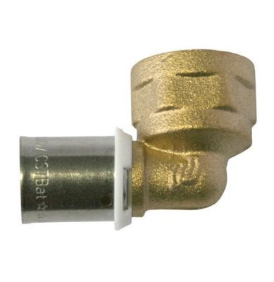 Coude à sertir fixe femelle PER F3/8'' D12 - GARIS - 3307-12-12