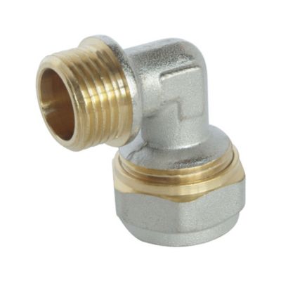 Coude à visser pour tube Multicouche  diam 20  - Mâle 20/27 - Somatherm For You