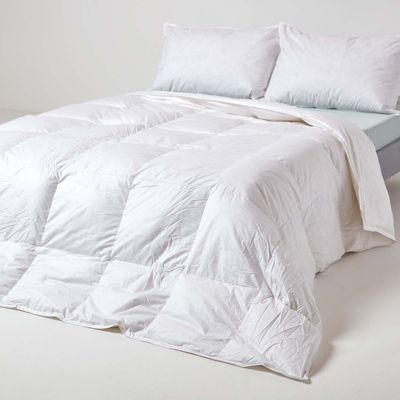 Couette de Luxe tempérée printemps/automne en duvet de canard 10.5 Tog - 135 x 200 cm - HOMESCAPES