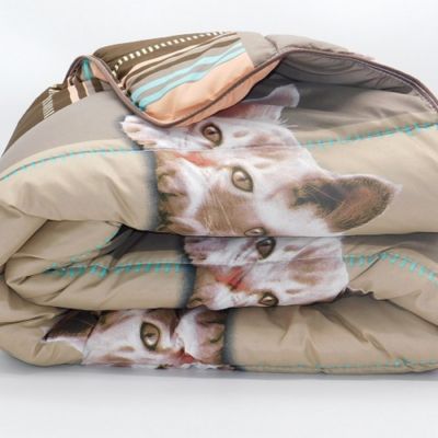 Couette Légère Imprimée Kitten - 1 ou 2 Personnes 200x200 - 2791