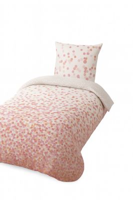 Couette Légère Confetti/pois Rose - 1 Personne 140x200 - Légère