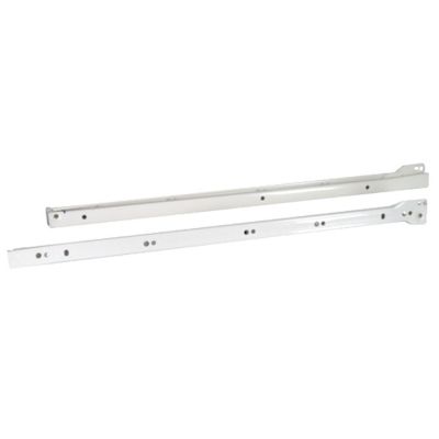 Coulisses à galets pour tiroirs en acier époxy Diall L.55 cm