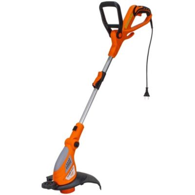 Coupe-bordures electrique RURIS TE500 Pivot a tete pivotante pour bordures et finitions, leger et maniable, coupe nette de la