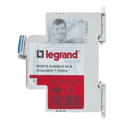 Coupe-circuit domestique unipolaire + neutre 20A Legrand