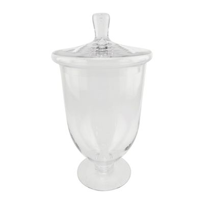 Coupe couvercle Eloise verre transparent 21x38x21cm