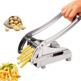 Coupe-frites professionnel en acier inoxydable  Coupe-Frites - Couleur inox -X1
