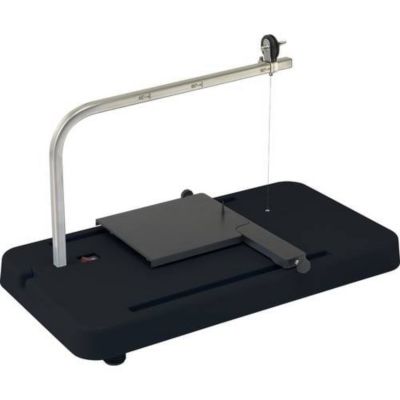 Coupe-polystyrène fil chaud 20 W - kit 2-en-1, rail de guidage et plateforme amovible.