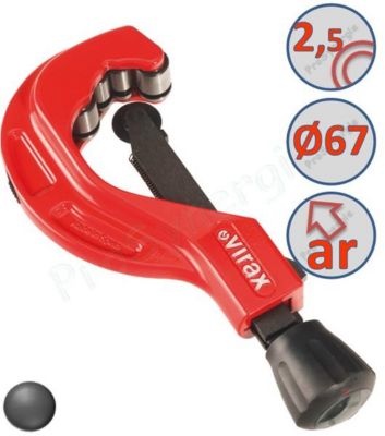 GEDORE Coupe-tube Pour Tubes En Inox, Avec ébavureur, Du
