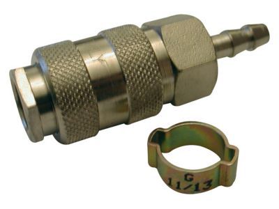 Coupleur cannelé Ø 6 x 11 mm Mecafer