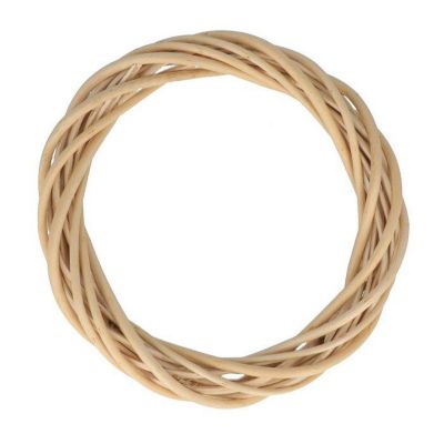 Couronne décorative en osier 20 cm