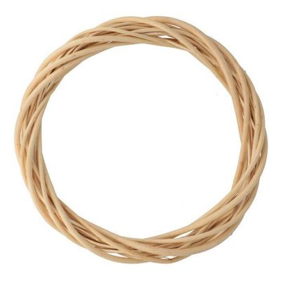 Couronne décorative en osier 25 cm