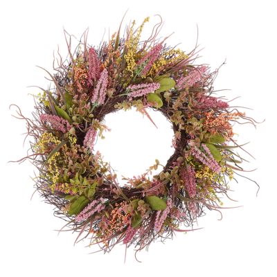 Couronne décorative GUANCHA 50 cm Rose
