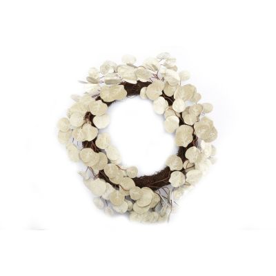 Couronne de Noël Or, H. 5 cm, EUCALYPTUS