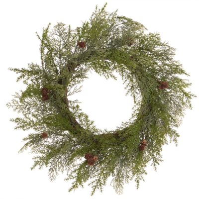Couronne de Noël PANRUN 70 cm Vert