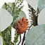 Couronne de Noël avec feuillage eucalyptus esprit nature, diam. 50 cm