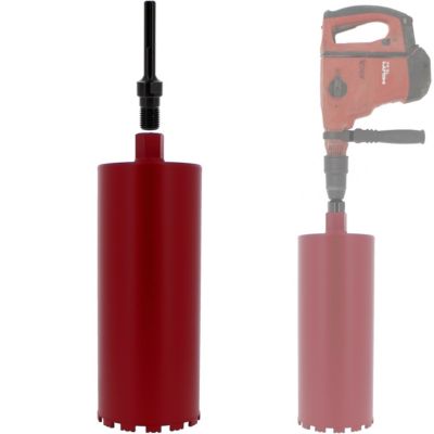 Couronne diamant 168 mm avec adaptateur pour perceuse et perforateur SDS-max - GT MARKET