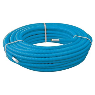 Couronne tube Multicouche prégainé bleu Ø16 longueur 25 mètres