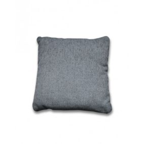 Coussin 40 x 40 cm tissu gris foncé - DORA