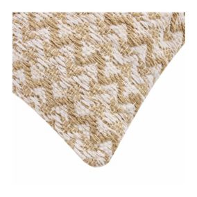 Coussin 40x40cm "Louméo" naturel - 40x40cm - Naturel