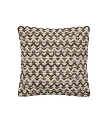 Coussin 40x40cm "Louméo" noir - 40x40cm - Noir