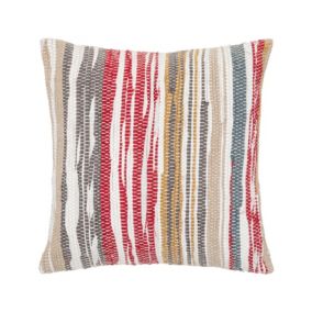 Coussin au design reliefé (40x40 cm - Naturel)