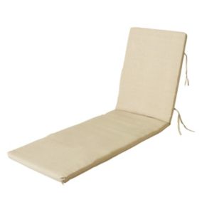 Coussin bain de soleil Cocos beige 55 x 185 cm