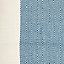 Coussin Blooma Rural 45 x 45 cm blanc/bleu