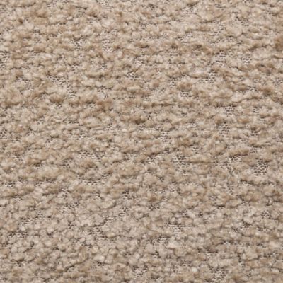 Coussin bouclette Soana beige lin 45x45cm - Atmosphera Créateur d'intérieur