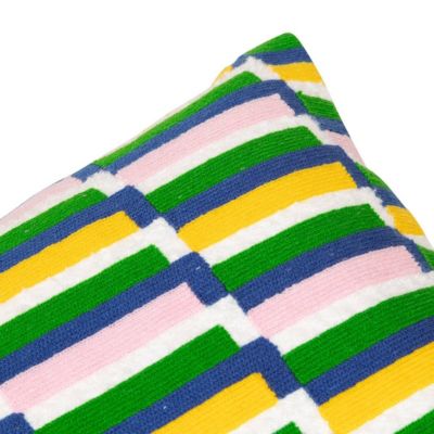 Coussin brodé "Disso" 35x75cm - Atmosphera Créateur d'intérieur