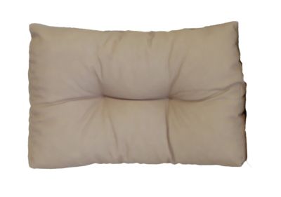 Coussin câle reins déperlant uni beige L.60 x l.40 cm Easy for life