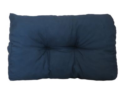 Coussin câle reins déperlant uni bleu marine L.60 x l.40 cm Easy for life