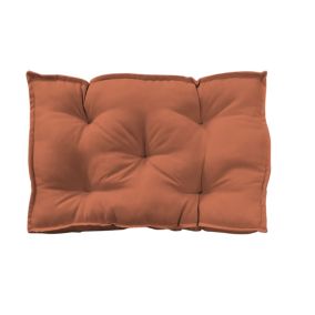 Coussin câle reins déperlant uni terracotta L.60 x l.10 x ep.40cm Ornami
