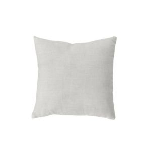 Coussin carré  - Effet lin (40x40 cm - Blanc)